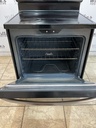Ge Used Electric Stove 220volts (40/50 AMP) 30inches {3 prong} (Stainless steel) 