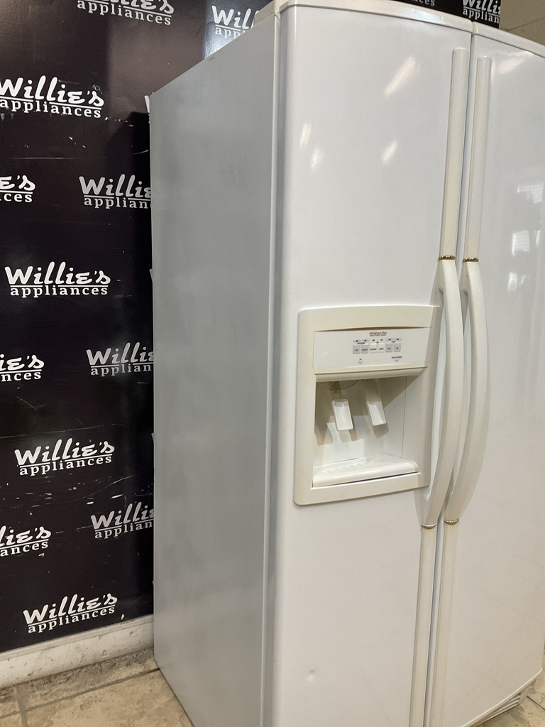 Whirlpool Used Refrigerator Side by Side 36x69 1/2” (White) 