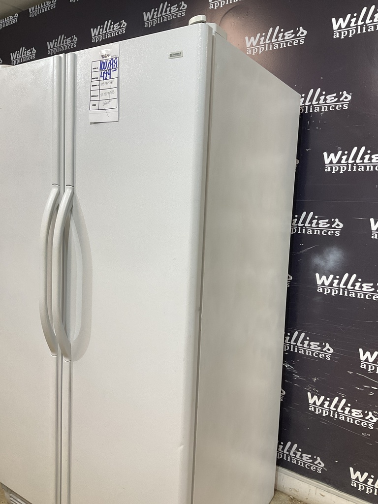 Kenmore Used Refrigerator Side by Side 36x69 1/2” (White) 