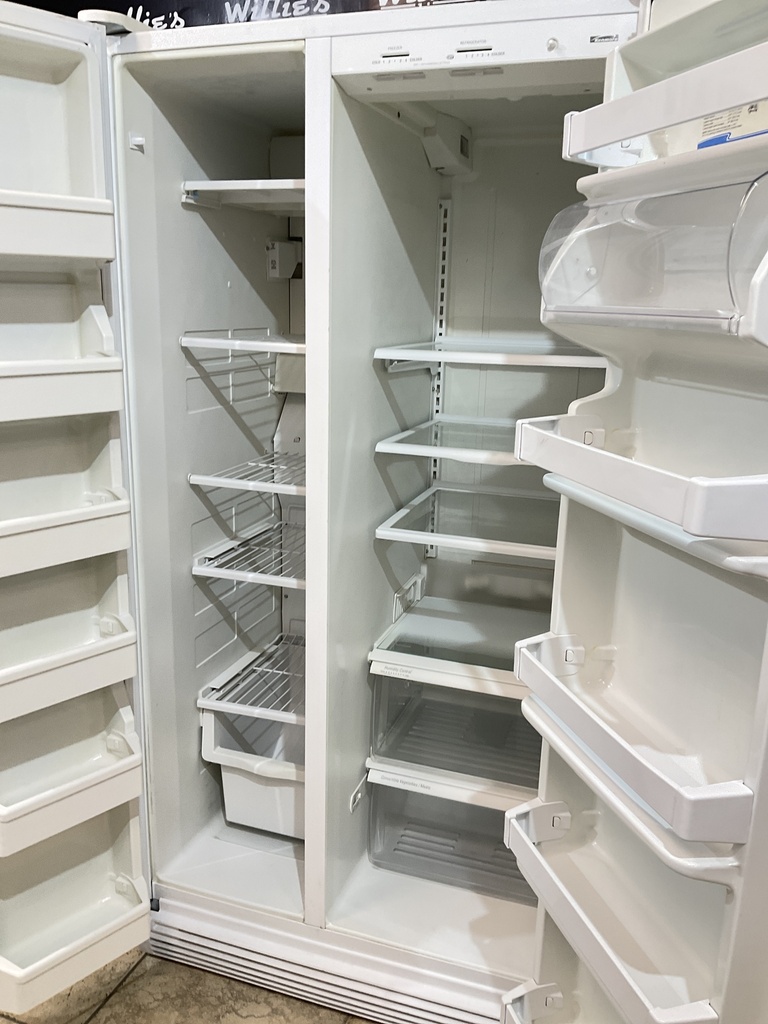 Kenmore Used Refrigerator Side by Side 36x69 1/2” (White) 