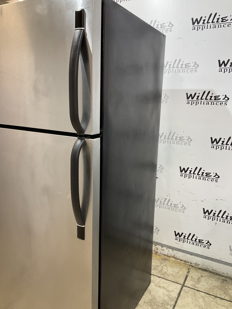 Frigidaire Used Refrigerator Top and Bottom 28 1/2” x 65” (Stainless Steel)
