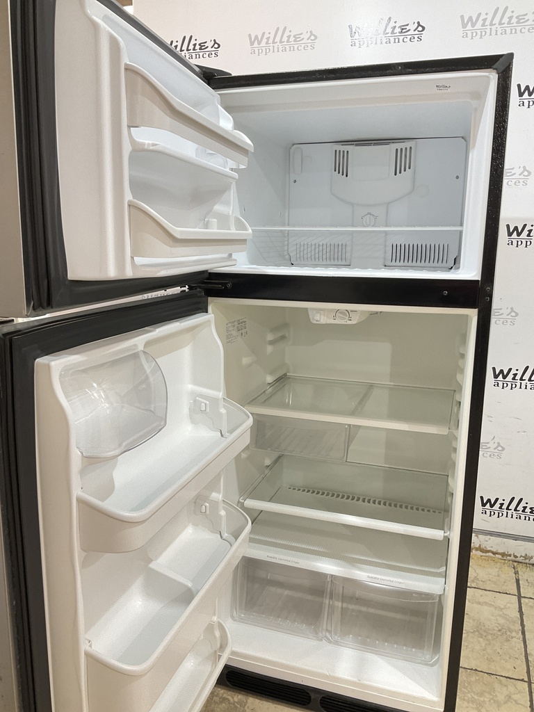 Frigidaire Used Refrigerator Top and Bottom 28 1/2” x 65” (Stainless Steel)