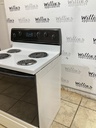 Whirlpool Used Electric Stove 220volts (40/50 AMP) 30inches {3 prong} (White/Black)
