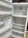 Ge Used Refrigerator Top and Bottom 28x61 (White) 