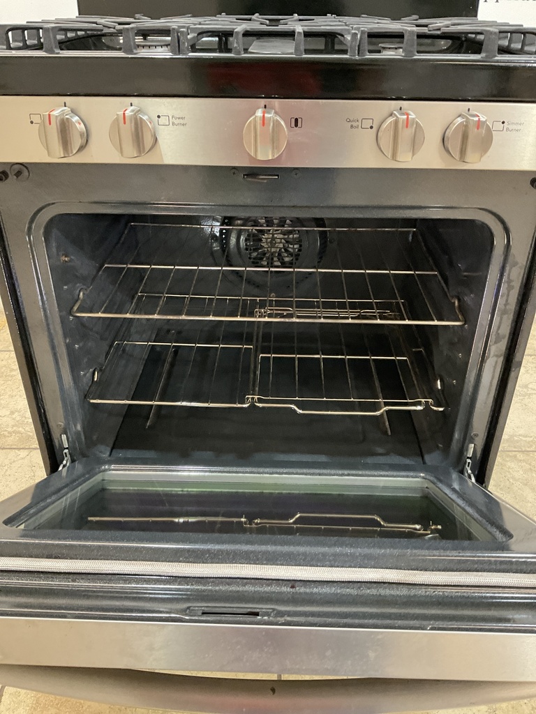 Frigidaire Used Gas Prone Stove 30inches (Stainless Steel) 