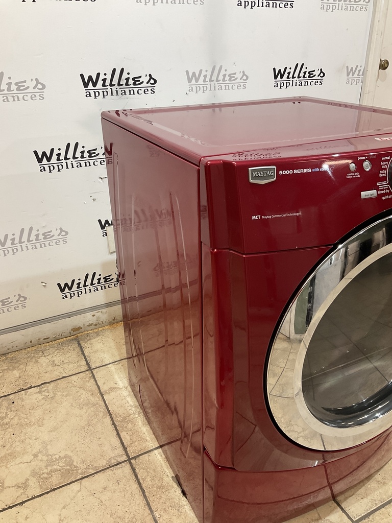 Maytag Used Natural Gs Dryer 27inches (Crimson Red) 