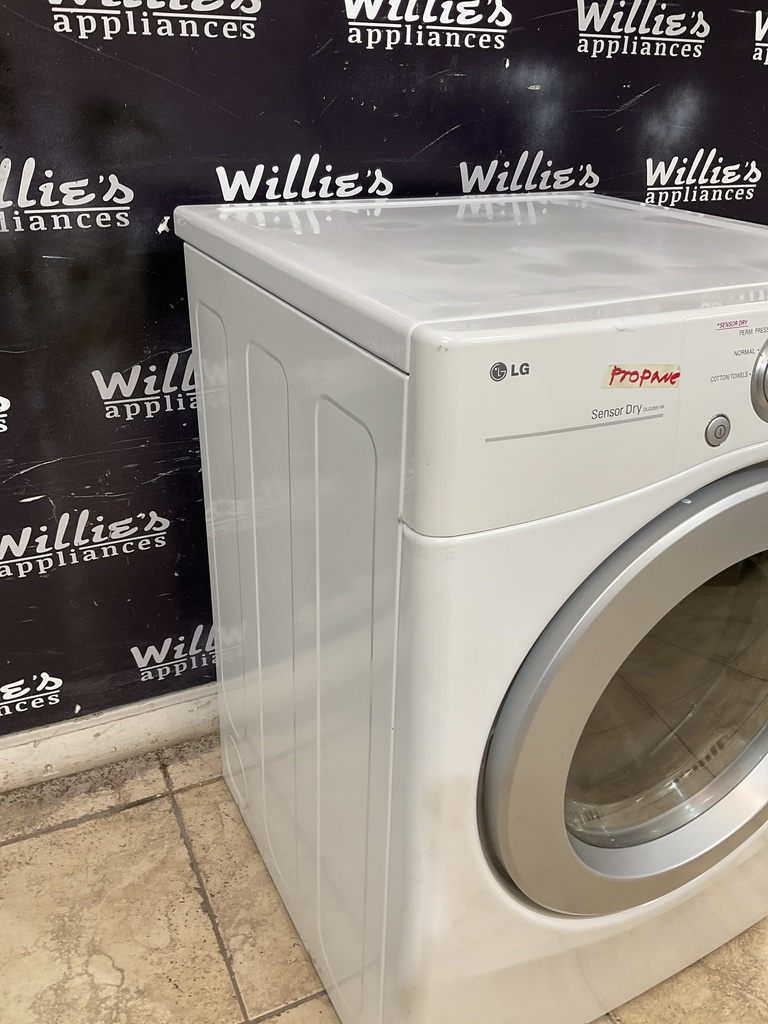 Lg Used Gas Propane Dryer 27inches (White) 