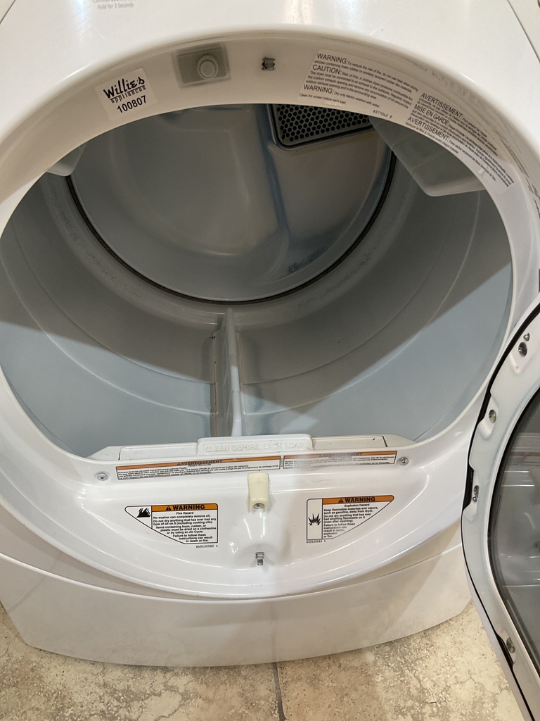 Whirlpool Used Natural Gas Dryer 27inches (White)