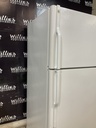 Ge Used Refrigerator Top and Bottom 30x66 1/2” (White) 