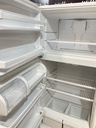 Whirlpool Used Refrigerator Top and Bottom 28x62 1/2” (White) 