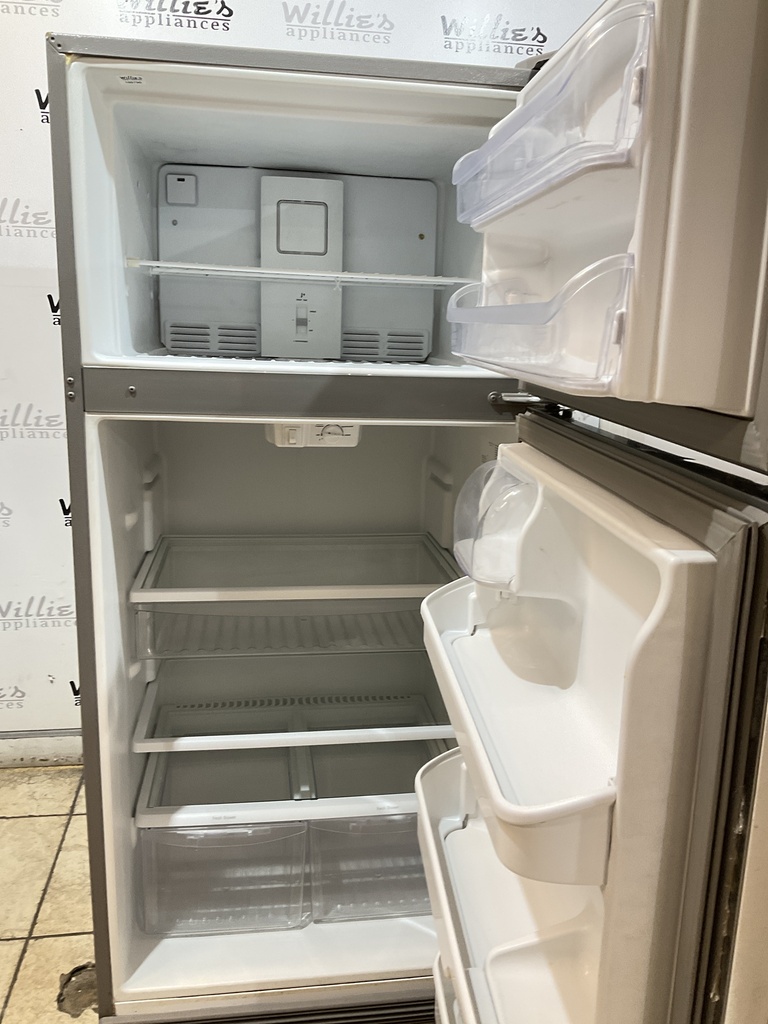 Frigidaire Used Refrigerator Top and Bottom 30x66” (Stainless Steel) 