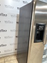 Ge Used Refrigerator Side by Side 36x69 1/2” (Stainless Steel) 