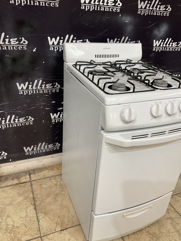 Hotpoint Used Natural Gs Stove 20inches (White) 
