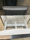 Whirlpool Used Refrigerator Top and Bottom Mount 33x69 1/2” (Black) 