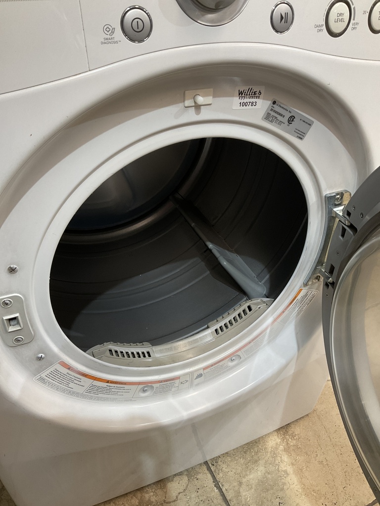 Lg Used Electric Dryer 220volts (30 AMP) 27inches {3 prong} (White) 