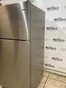Whirlpool Used Refrigerator Top and Bottom 30x66 (Stainless Steel) 