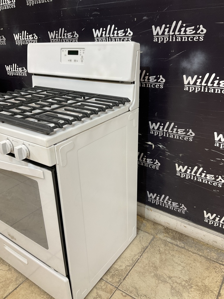 Whirlpool Used Natural Gas Stove 30inches (White) 