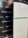 Whirlpool Used Refrigerator Top and Bottom 28x68 (White/Black)
