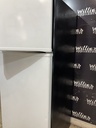 Whirlpool Used Refrigerator Top and Bottom 28x68 (White/Black)