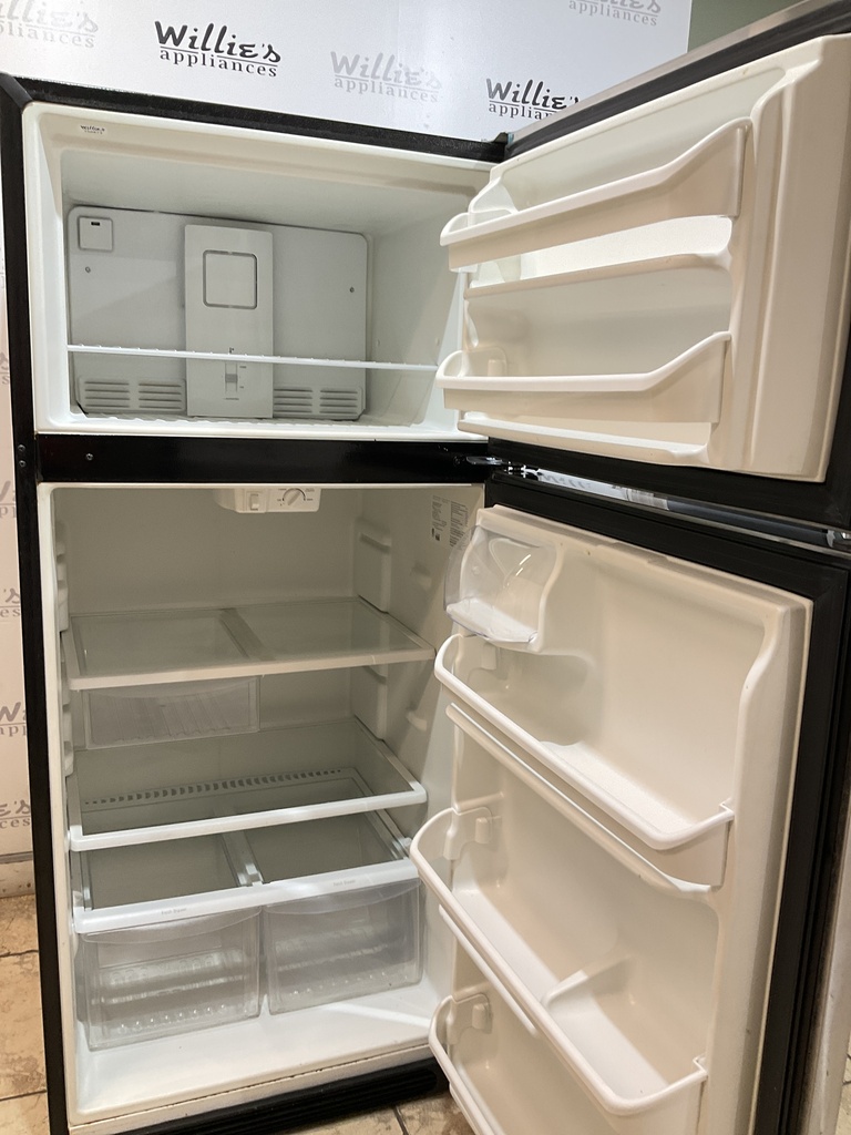 Frigidaire Used Refrigerator Top and Bottom 30x65 1/2” (Stainless Steel) 