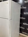 Whirlpool Used Refrigerator Top and Bottom 28x62 1/2” (White) 