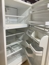 Whirlpool Used Refrigerator Top and Bottom 33x66 (White) 