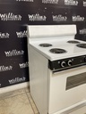Ge Used Electric Stove 220volts (40/50 AMP) 30inches {no cord} (White) 