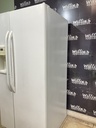 Ge Used Refrigerator Side by Side 36x69 1/2” (White) 