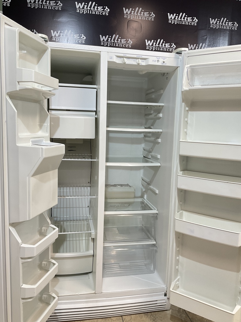 Whirlpool Used Refrigerator Side by Side 36x69 1/2” (White)