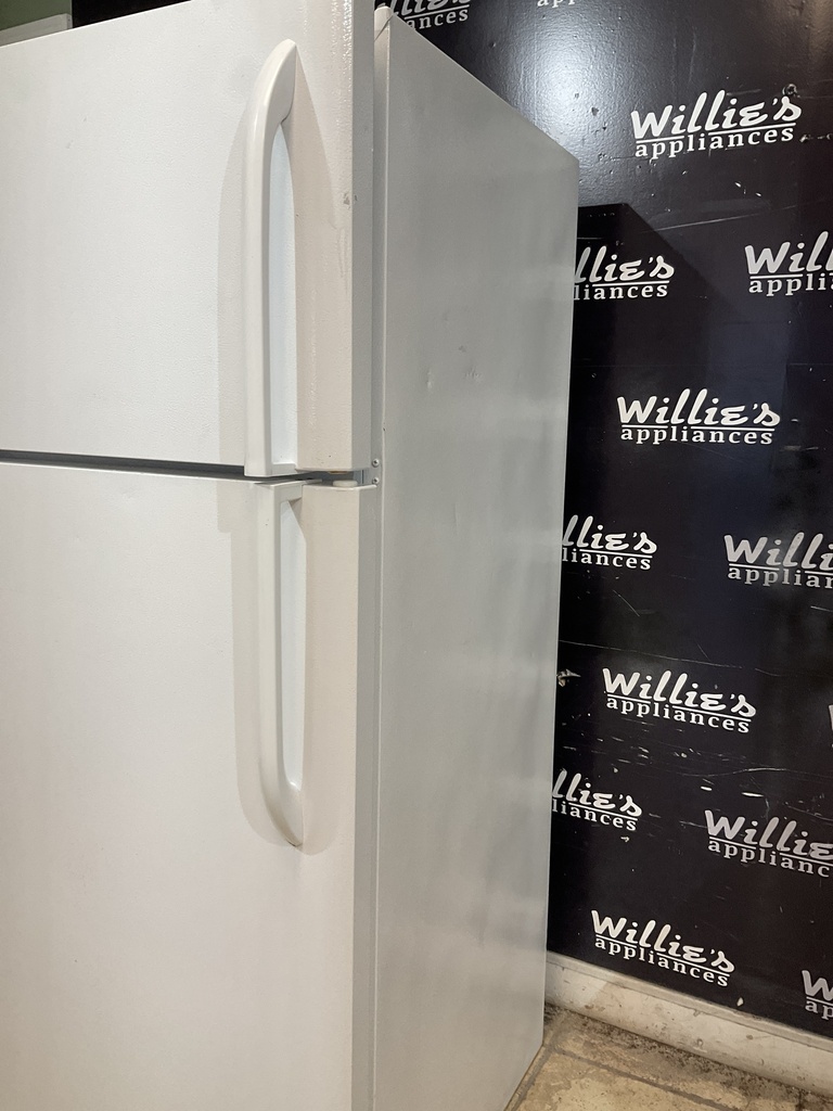Frigidaire Used Refrigerator Top and Bottom 30x65 1/2” (White) 