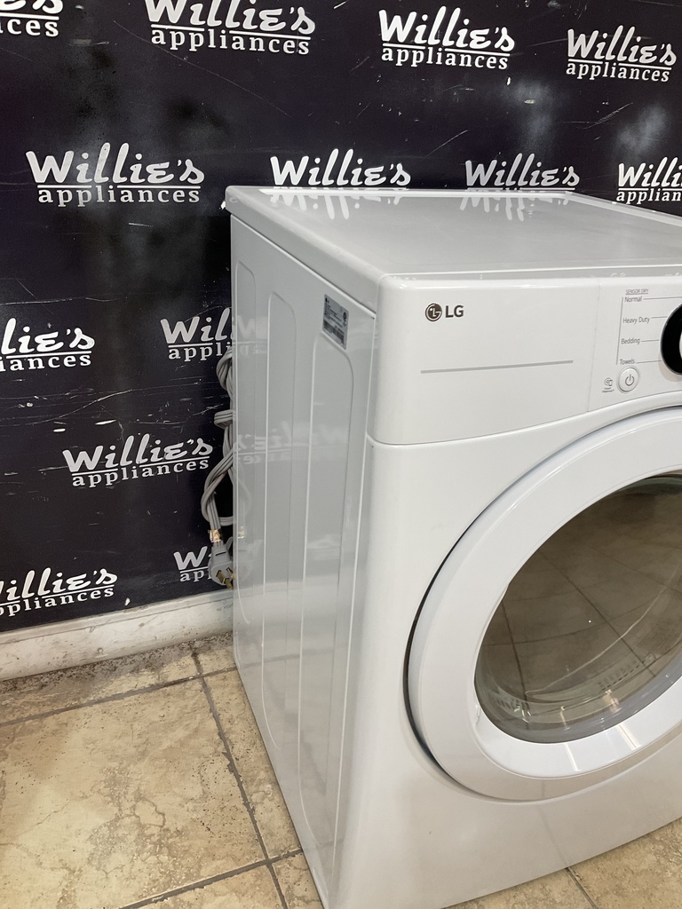 Lg Used Electric Dryer 220volts (30 AMP) 27inches {3 prong} (White) 