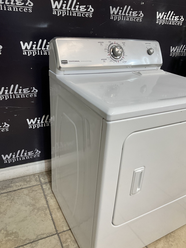 Maytag Used Electric Dryer 220volts (30 AMP) 29inches {} (White) 