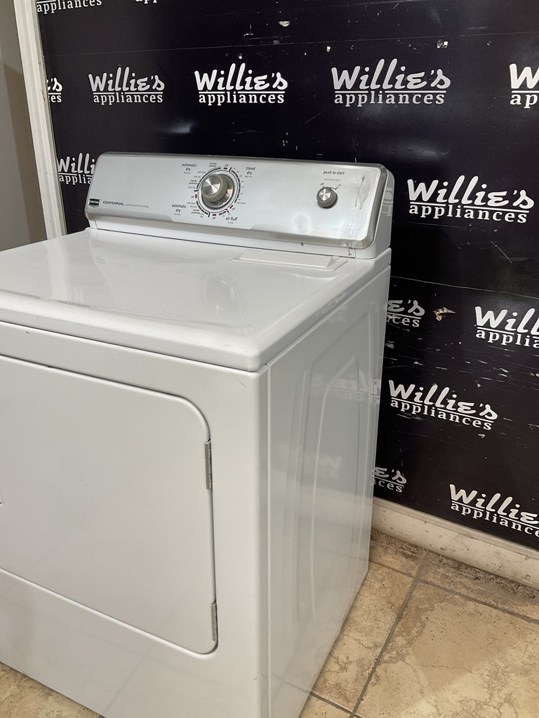 Maytag Used Electric Dryer 220volts (30 AMP) 29inches {} (White) 