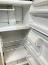 Ge Used Refrigerator Top and Bottom 28x61 1/2” (White) 