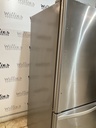 Whirlpool Used Refrigerator Top and Bottom Mount 32 1/2” x 69 1/2” (Stainless Steel) 