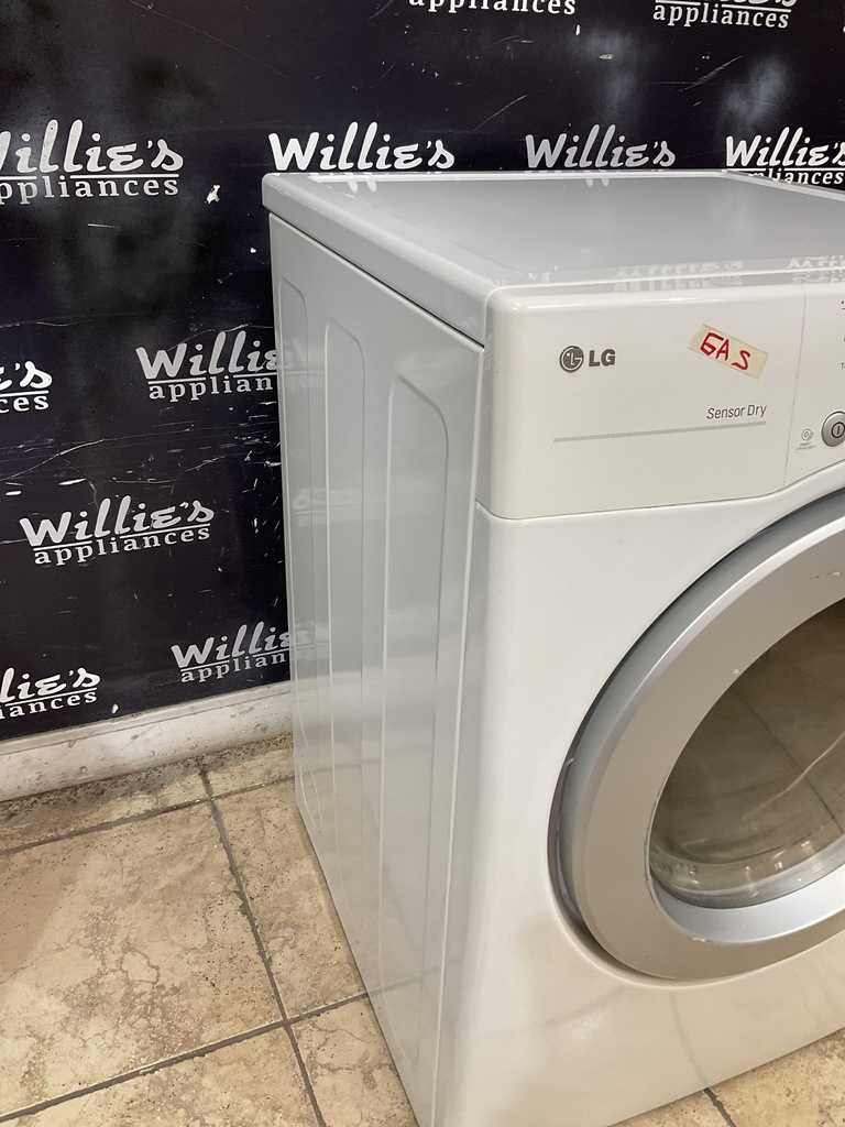 Lg Used Natural Gas Dryer 27inches (White) 