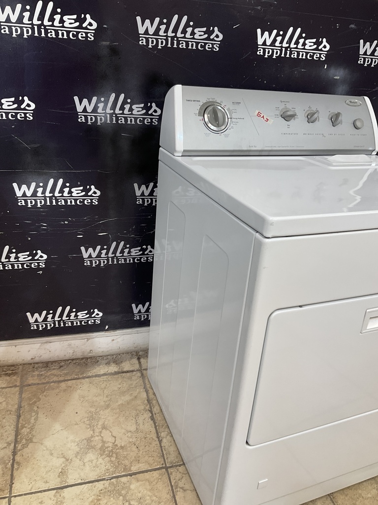 Whirlpool Used Natural Gas Dryer 29inches (White) 