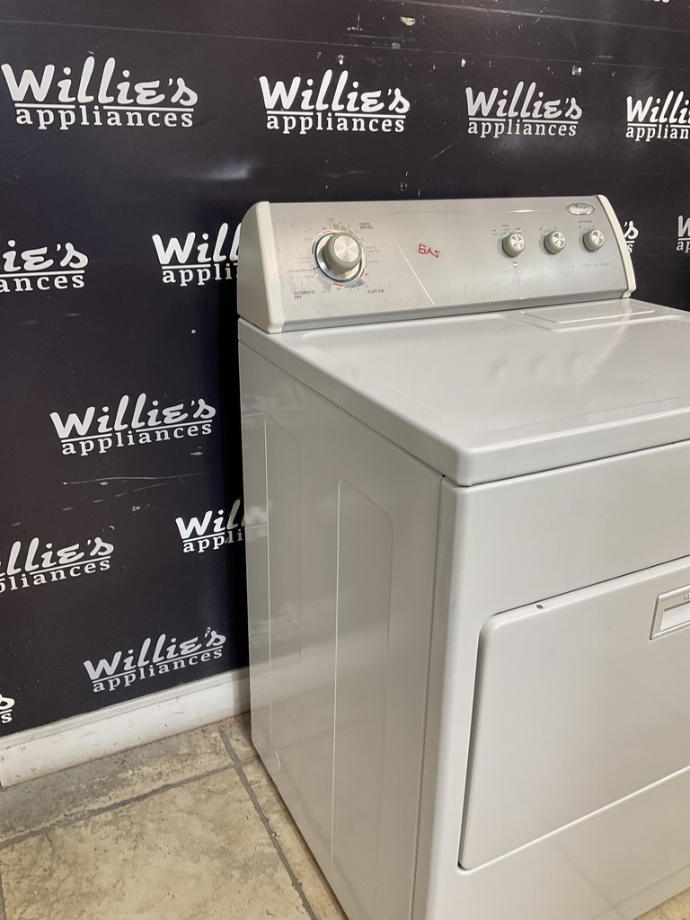 Whirlpool Used Natural Gas Dryer 29inches (White) 