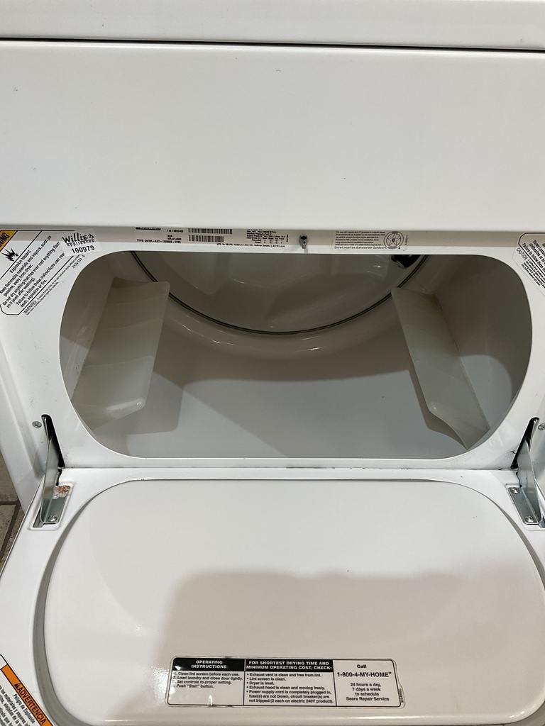 Kenmore Used Natural Gas Dryer 29inches (White) 
