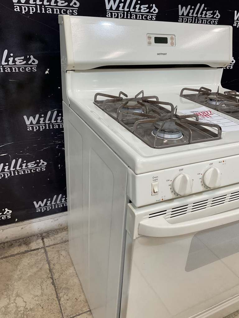 Hotpoint Used Natural Gas Stove 30inches (Bisque) 