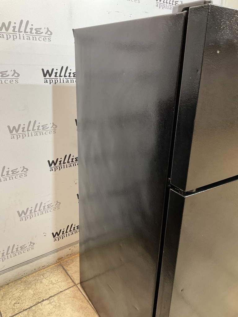 Frigidaire Used Refrigerator Top and Bottom 28x59 1/2” (Black) 