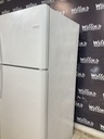Frigidaire Used Refrigerator Top and Bottom 30x68 1/2” (White) 