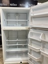 Whirlpool Used Refrigerator Top and Bottom 33x66 (Bisque) 