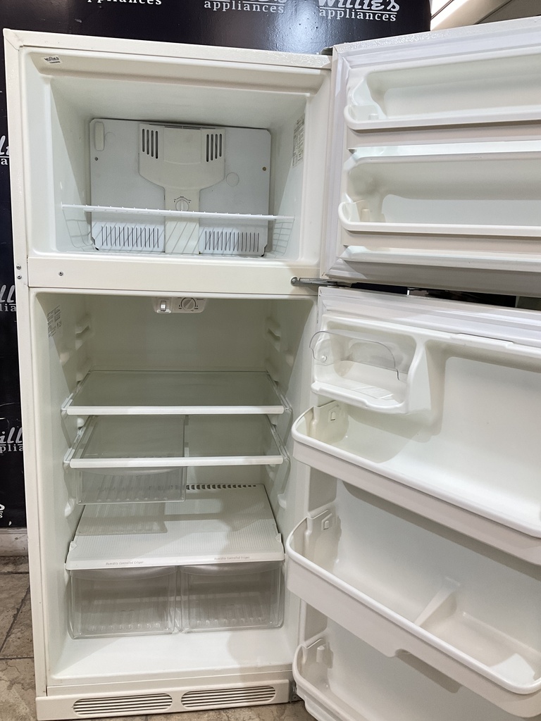 Frigidaire Used Refrigerator Top and Bottom 28x64 1/2” (White) 