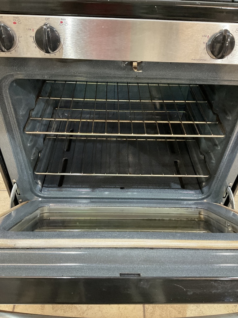 Ge Used Natural Gas Stove 30inches (Stainless Steel) 