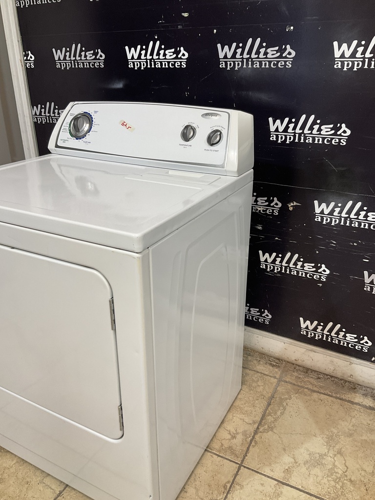 Whirlpool Used Natural Gas Dryer 29inches (White) 