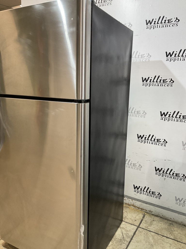 Frigidaire Used Refrigerator Top and Bottom 30x66 (Stainless Steel) 