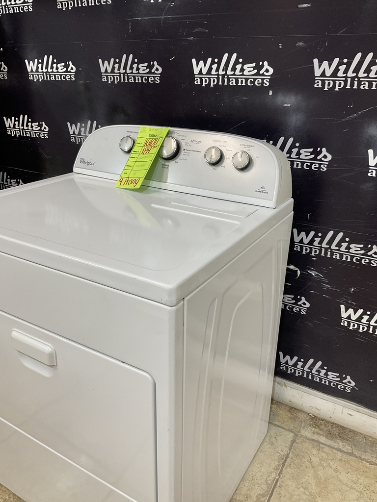 Whirlpool  Used Electric Dryer 220volts (30 AMP) 29inches {4 prong}  (White) 