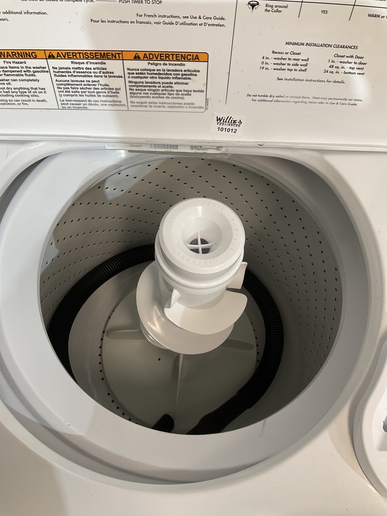 Whirlpool Used Washer Top-load 27inches (White) 