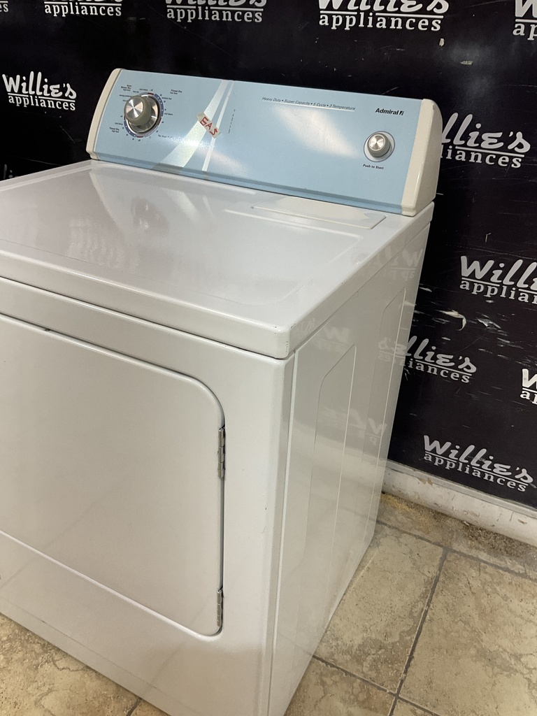 Admiral Used Natural Gas Dryer 29inches (White) 